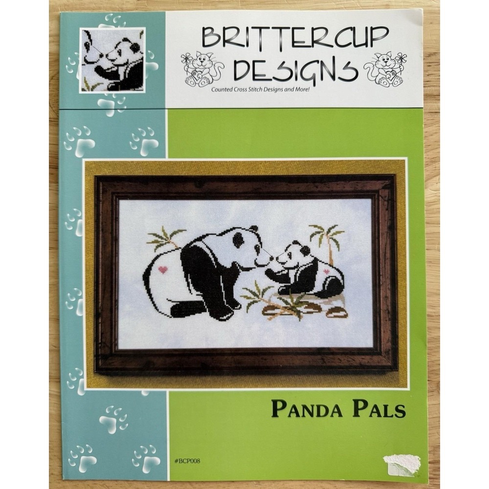 Brittercup Designs‎ Panda Pals Cross Stitch Pattern